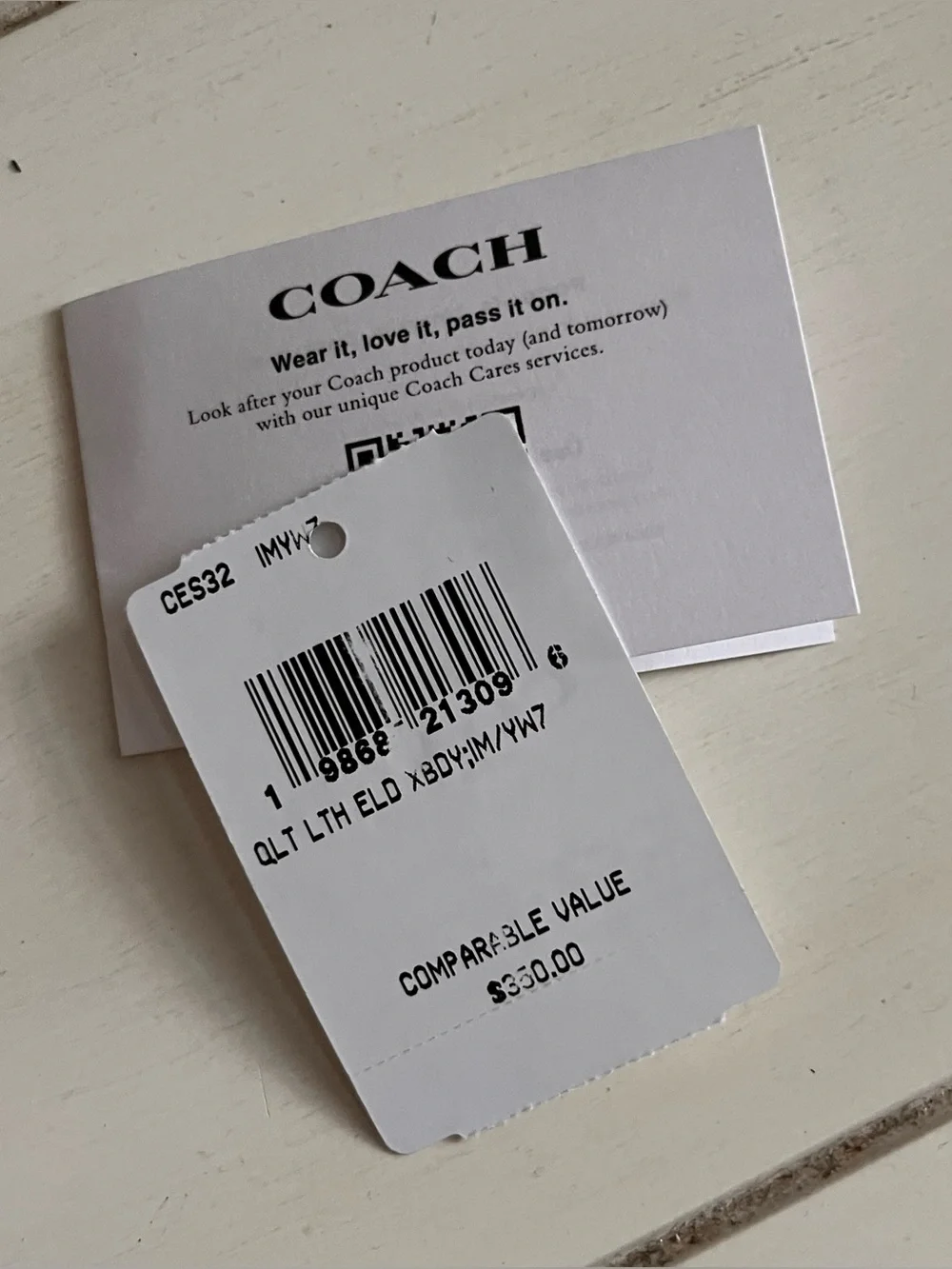 Coach Elodie Quilted Leather Cinnamon Crossbody Bag